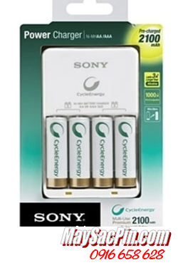 Bộ sạc pin Sony BCG-34HW4KN, sạc 2-4 pin kèm 4 pin sạc AA2100mAh 1.2v Made in Japan |HẾT HÀNG 